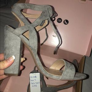 CHARLOTTE RUSSE STRAPY HEELS